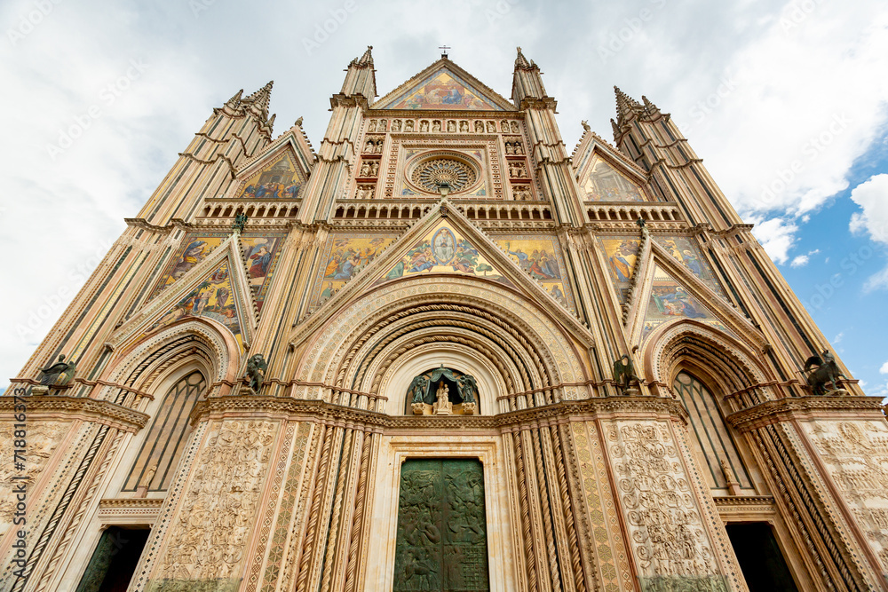 Orvieto Cathedral Dome in Italy	