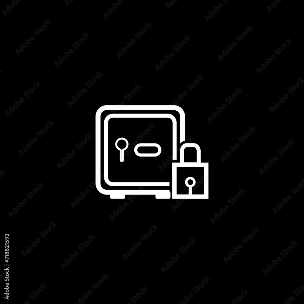 Safe icon. Safe metal box money secure and safe money concept symbol. Safe icon. Safe metal box money secure and safe money concept symbol.