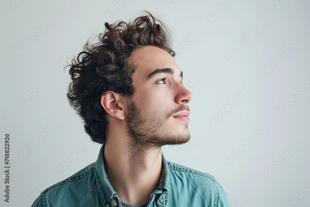 happy young man posing on white isolated background happy young man posing on white isolated background