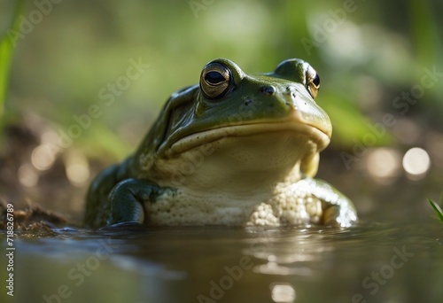 A Bullfrog portrait wildlife photography