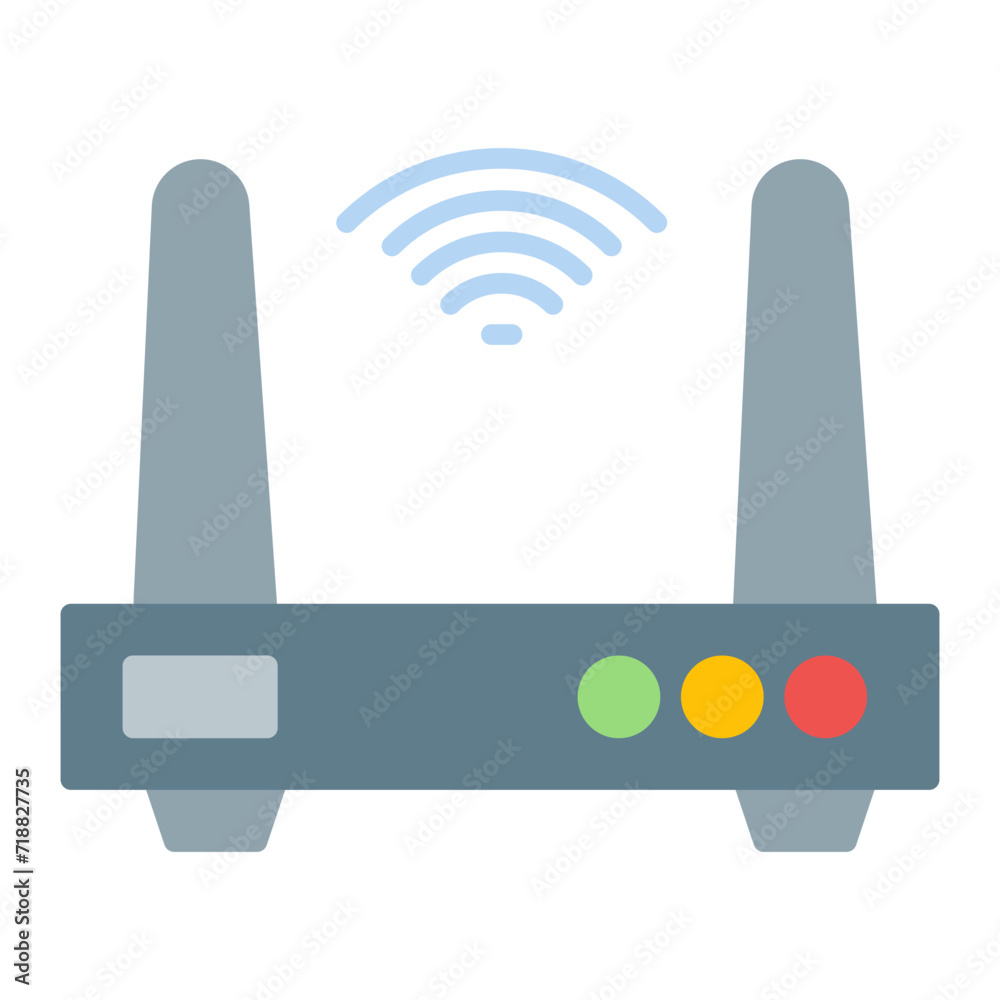 Wifi Router icon vector image. Can be used for Electric Circuits. Wifi Router icon vector image. Can be used for Electric Circuits.