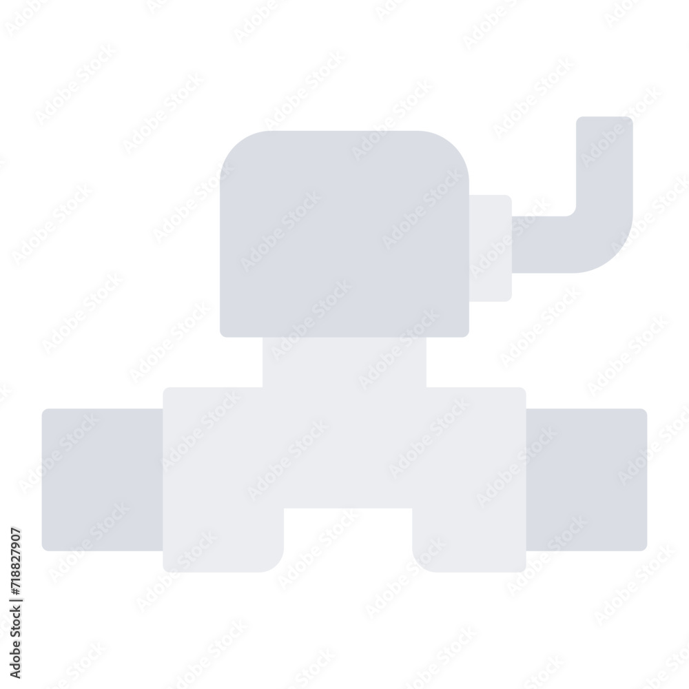 Solenoid icon vector image. Can be used for Electric Circuits.