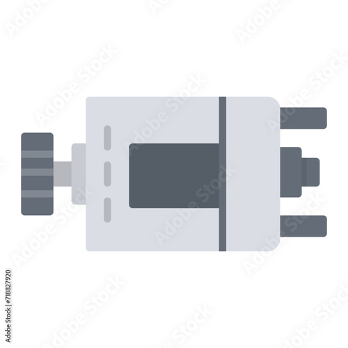 Dc Motor icon vector image. Can be used for Electric Circuits.