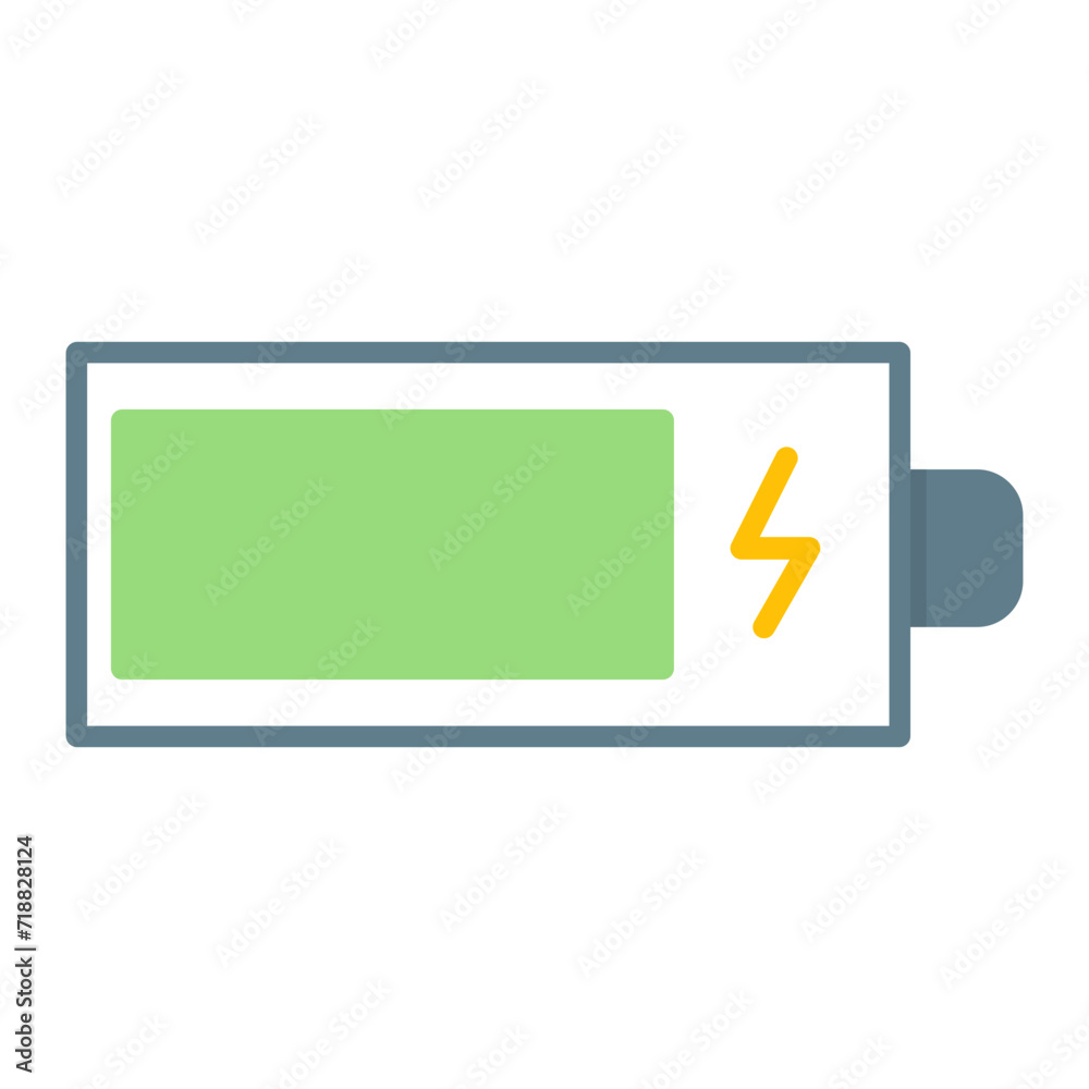 Battery icon vector image. Can be used for Electric Circuits.