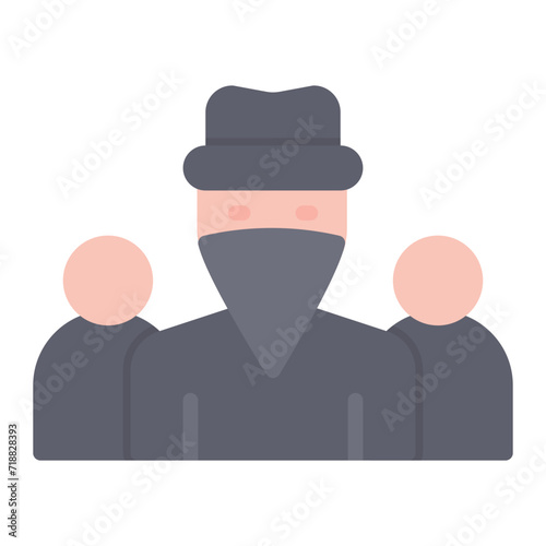 Gang icon vector image. Can be used for Prison.