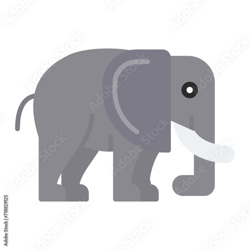 Elephant icon vector image. Can be used for In The Wild.