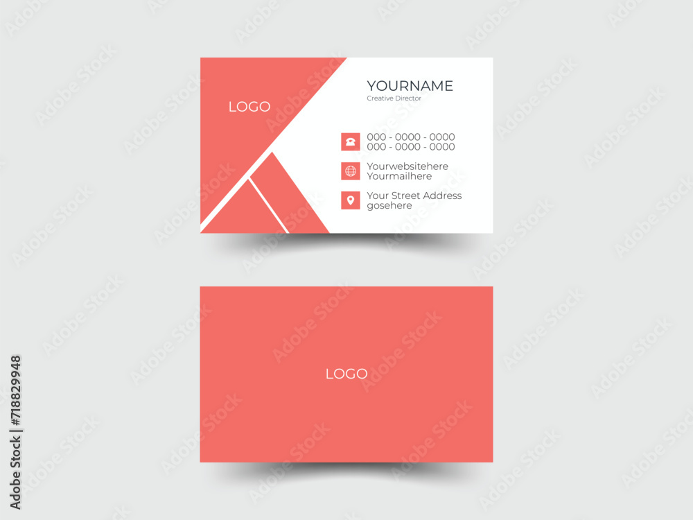 Modern Business Card Abstract and Creative Business Card Template. Modern Business Card Abstract and Creative Business Card Template.