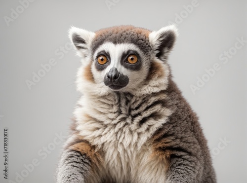 Lemur Beauty on a Studio Canvas
