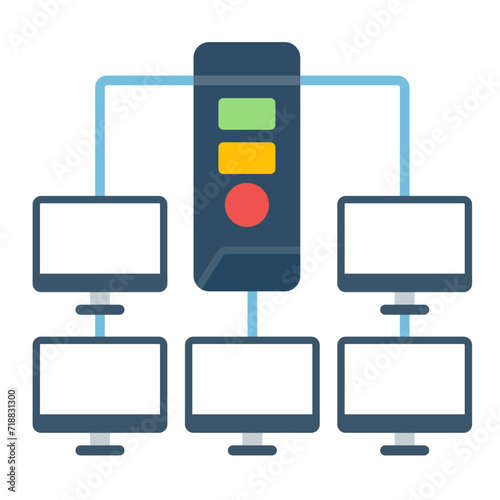 Workstation icon vector image. Can be used for Web Hosting.