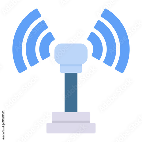 Wireless icon vector image. Can be used for Web Hosting.
