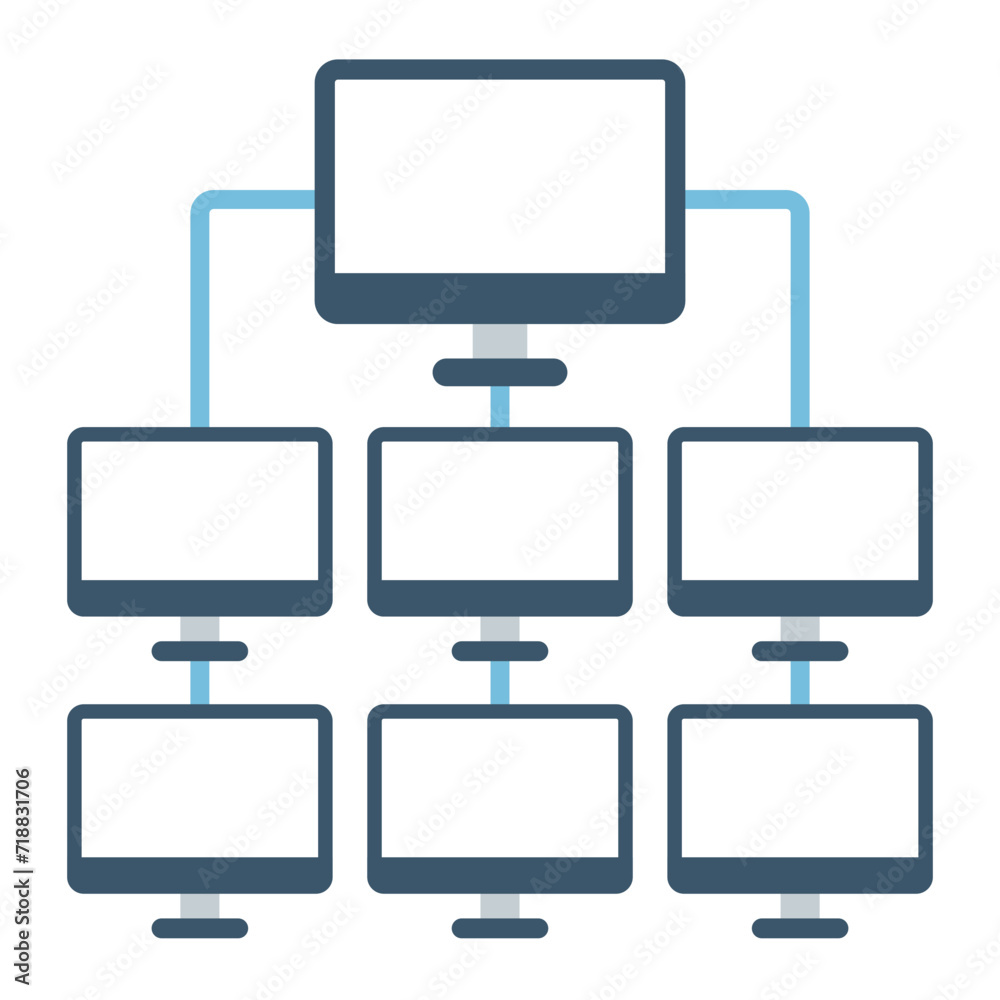 Network Hub icon vector image. Can be used for Web Hosting. Network Hub icon vector image. Can be used for Web Hosting.