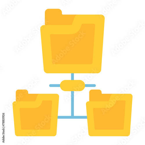 File System icon vector image. Can be used for Web Hosting.