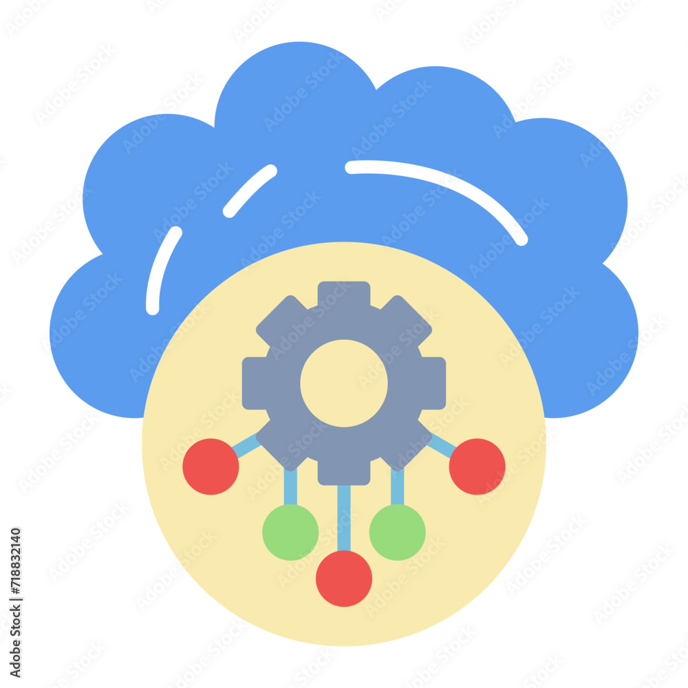 Cloud Services icon vector image. Can be used for Web Hosting. Cloud Services icon vector image. Can be used for Web Hosting.