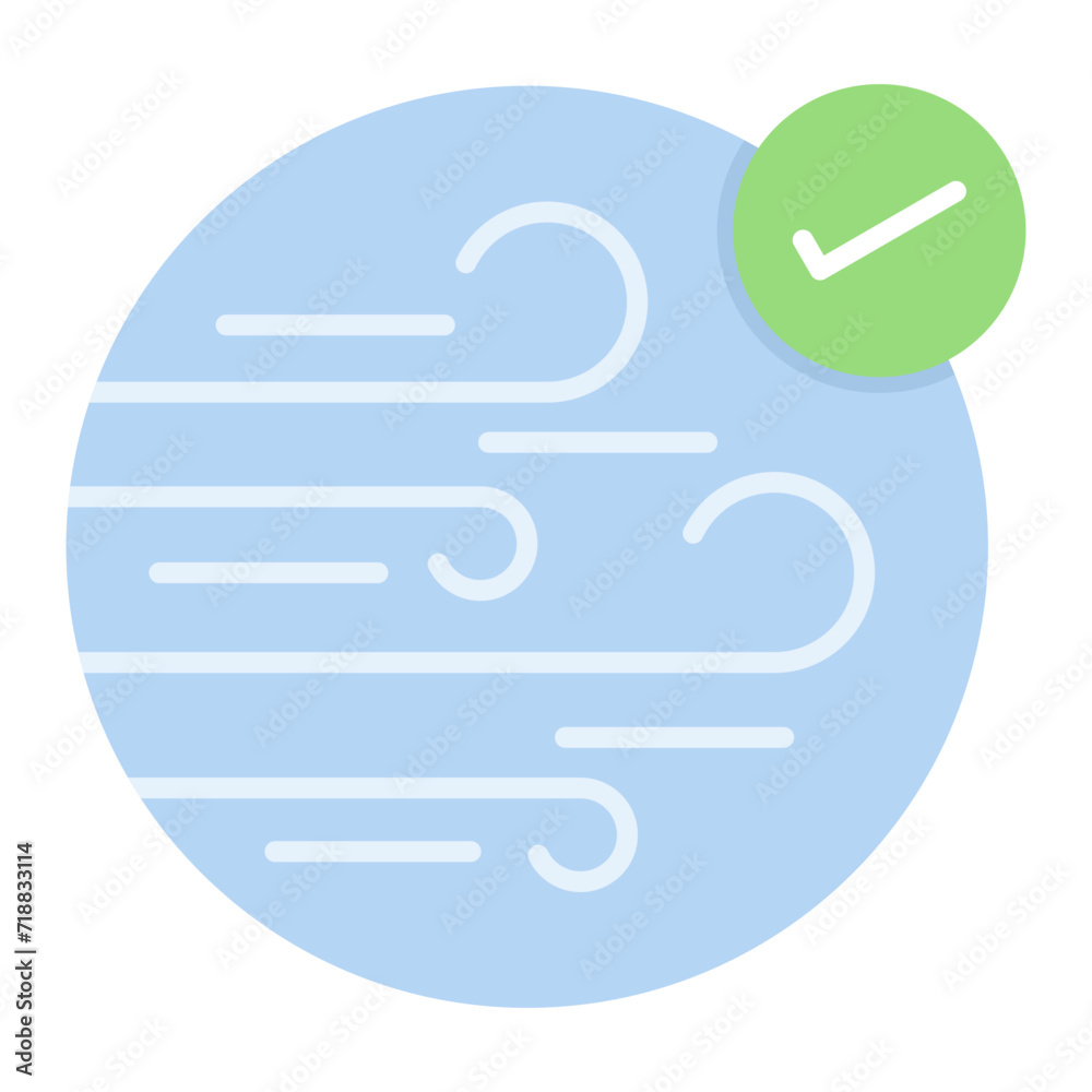 Air Quality icon vector image. Can be used for Digital Nomad. Air Quality icon vector image. Can be used for Digital Nomad.