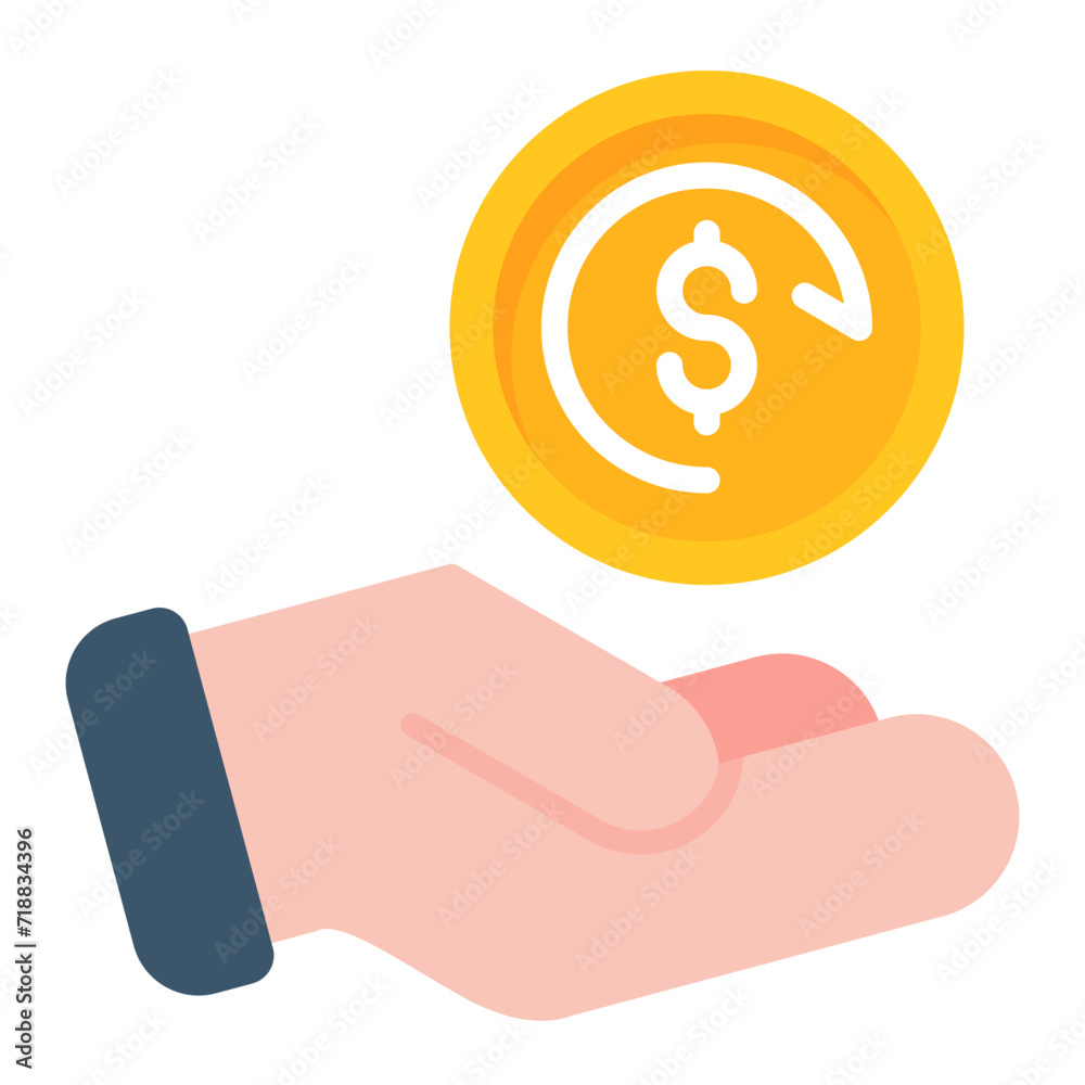Cashback icon vector image. Can be used for Web Store. Cashback icon vector image. Can be used for Web Store.