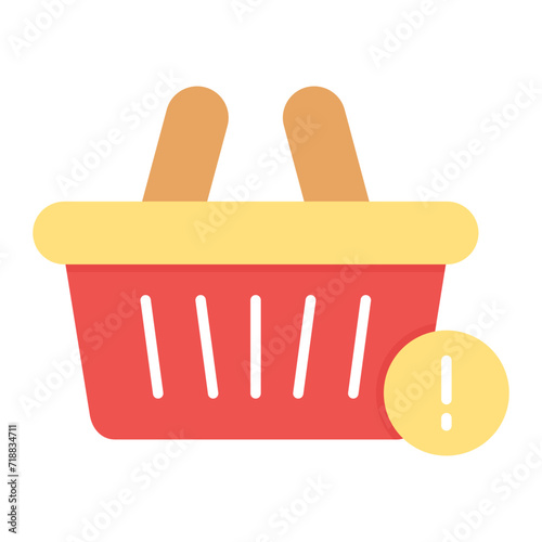 Quadro su tela Cart icon vector image. Can be used for Web Store.
