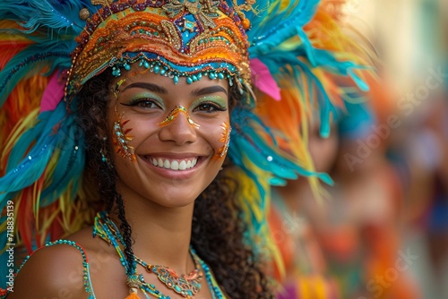 Carnaval Colors: A Vibrant Celebration of Life Generative AI