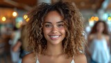 Summer Smile: A Celebration of Sun-Kissed Hair and Radiant Skin Generative AI