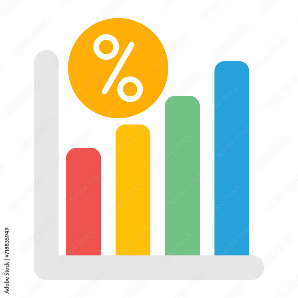 Fixed Interest Rate icon vector image. Can be used for Finance. Fixed Interest Rate icon vector image. Can be used for Finance.
