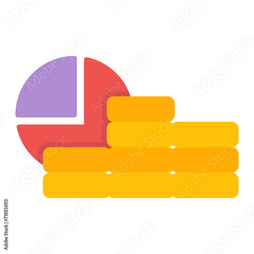 Debt Financing icon vector image. Can be used for Finance.