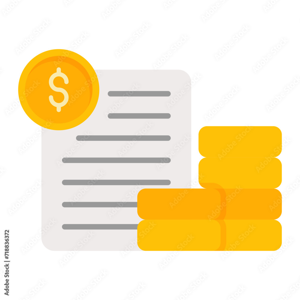 Accounts Receivable icon vector image. Can be used for Finance. Accounts Receivable icon vector image. Can be used for Finance.