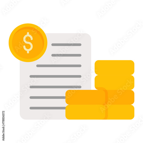 Accounts Receivable icon vector image. Can be used for Finance.