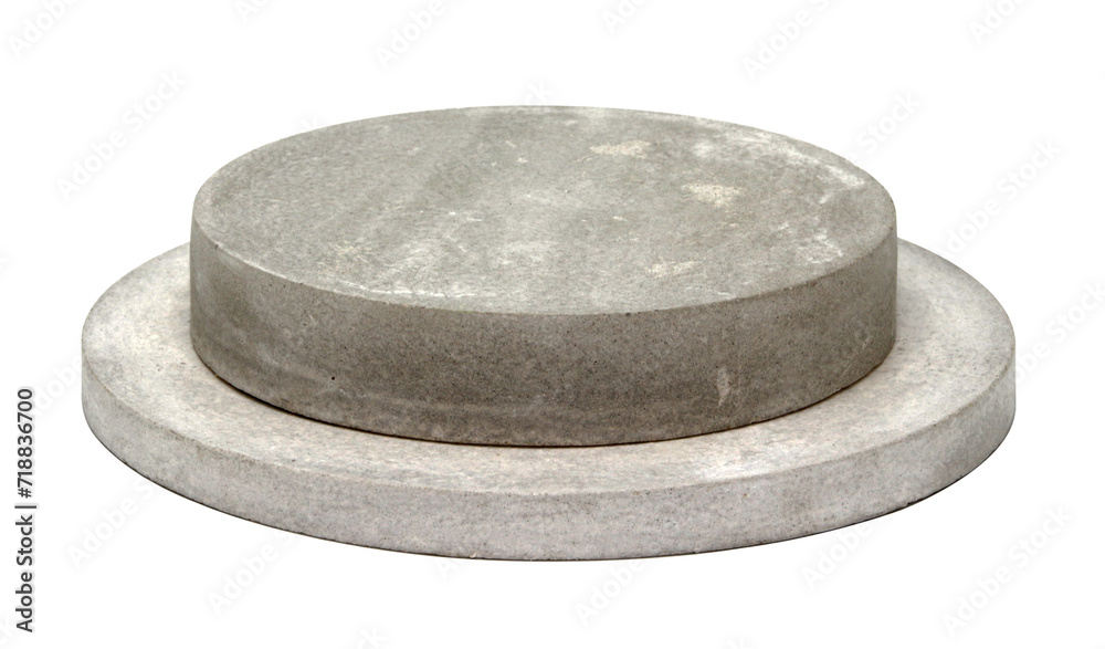 Concrete template podium pedestal for show cosmetic or skin care products display on transparent background ,png file Concrete template podium pedestal for show cosmetic or skin care products display on transparent background ,png file