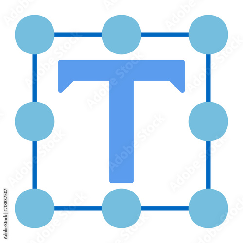 Typography icon vector image. Can be used for Creativity.