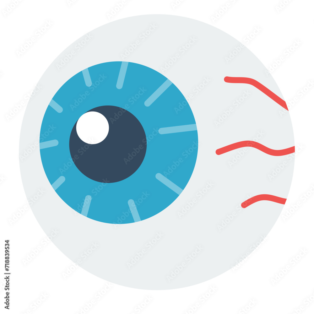 Eyeball icon vector image. Can be used for Optometrist. Eyeball icon vector image. Can be used for Optometrist.