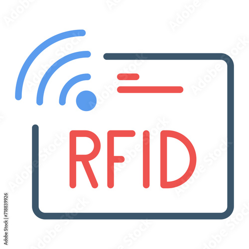 Rfid icon vector image. Can be used for New Media.