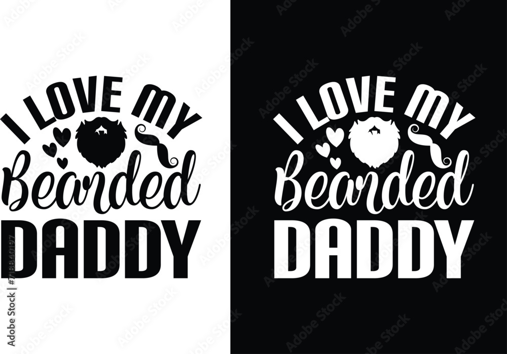 Dad papa father beards t-shirt design, Typography dad papa family t shirt for gift Dad papa father beards t-shirt design, Typography dad papa family t shirt for gift