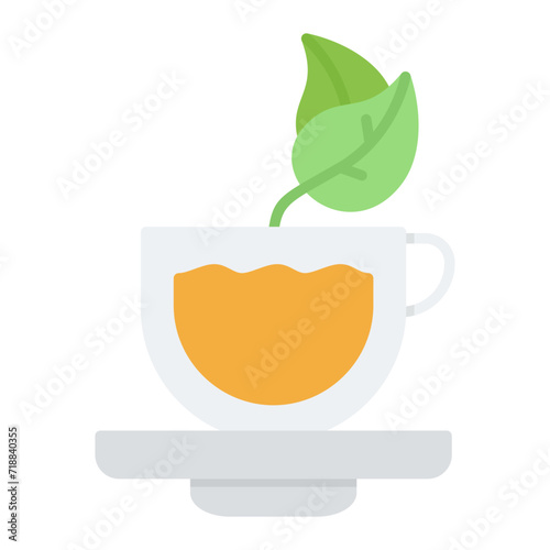 Tea icon vector image. Can be used for Alternative Medicine.