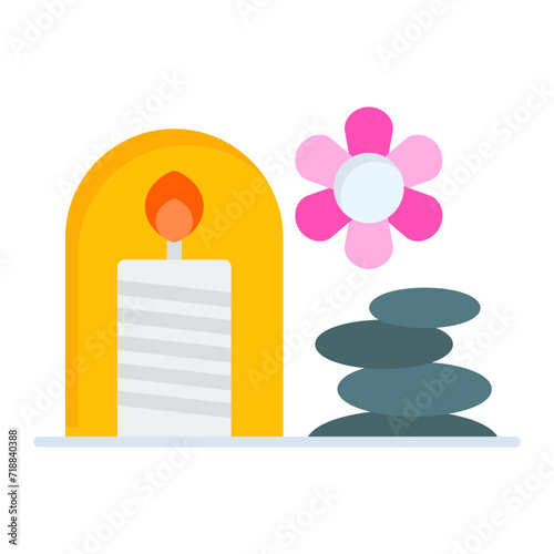 Spa Town icon vector image. Can be used for Alternative Medicine.
