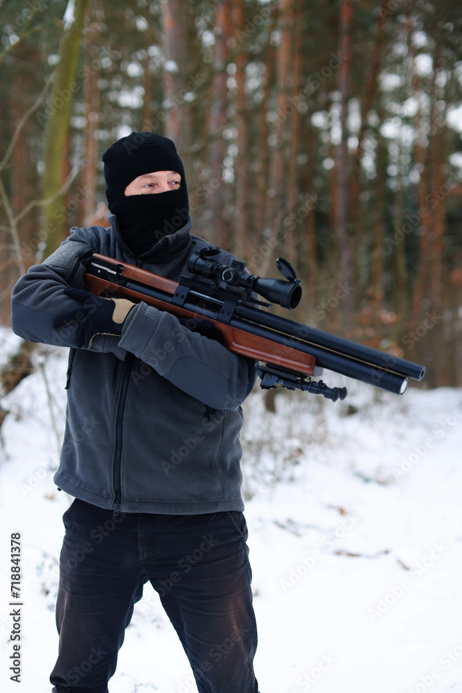 shooting instructor shows students how to hold a weapon shooting instructor shows students how to hold a weapon