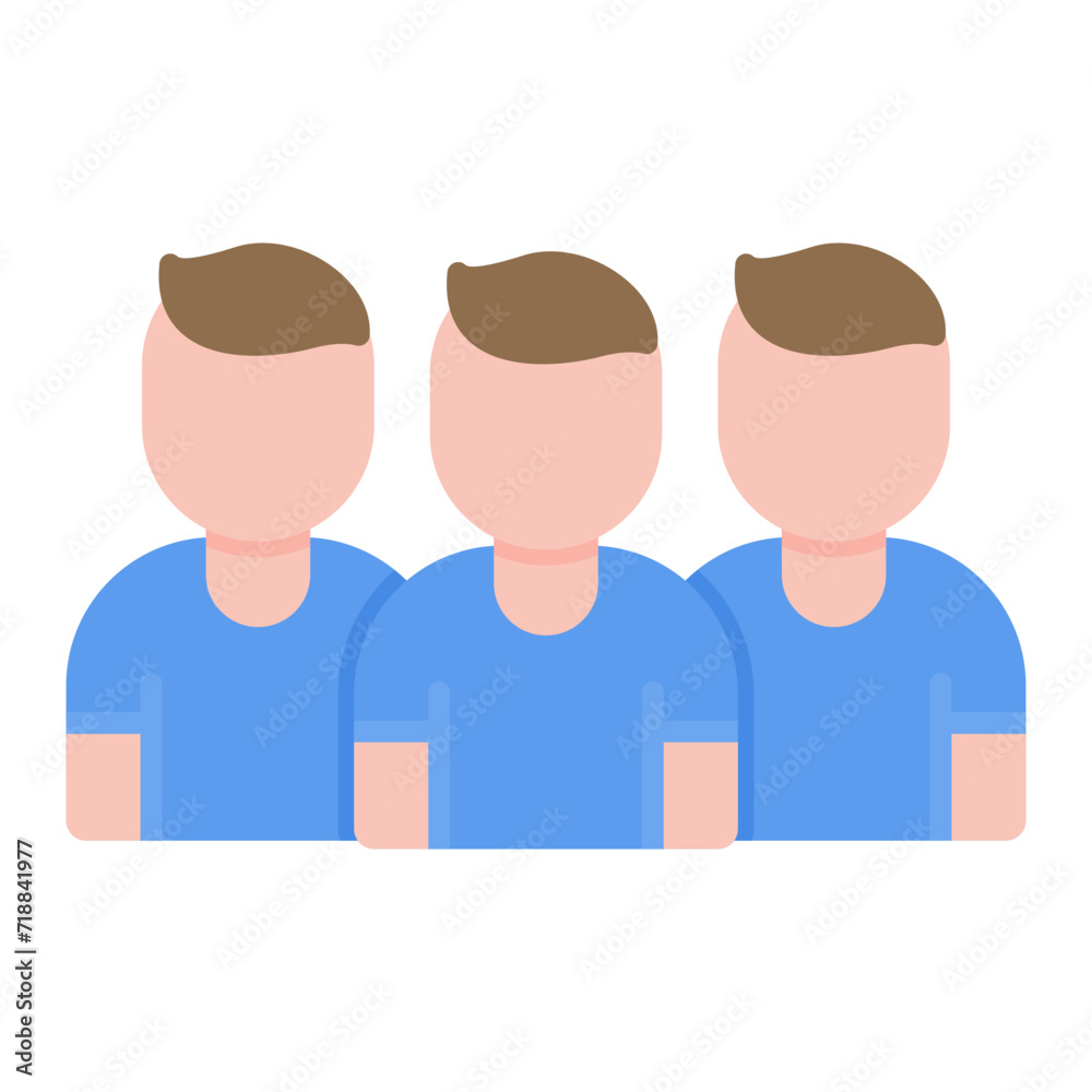 Field Hockey Team icon vector image. Can be used for Hockey. Field Hockey Team icon vector image. Can be used for Hockey.