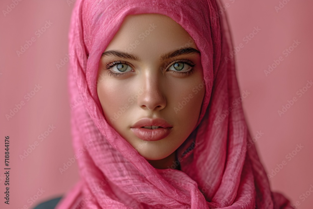 Pink Hijabista: A Monthly Celebration of Women's Empowerment Generative AI Pink Hijabista: A Monthly Celebration of Women's Empowerment Generative AI