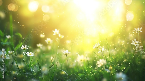 art abstract spring background or summer background with fresh