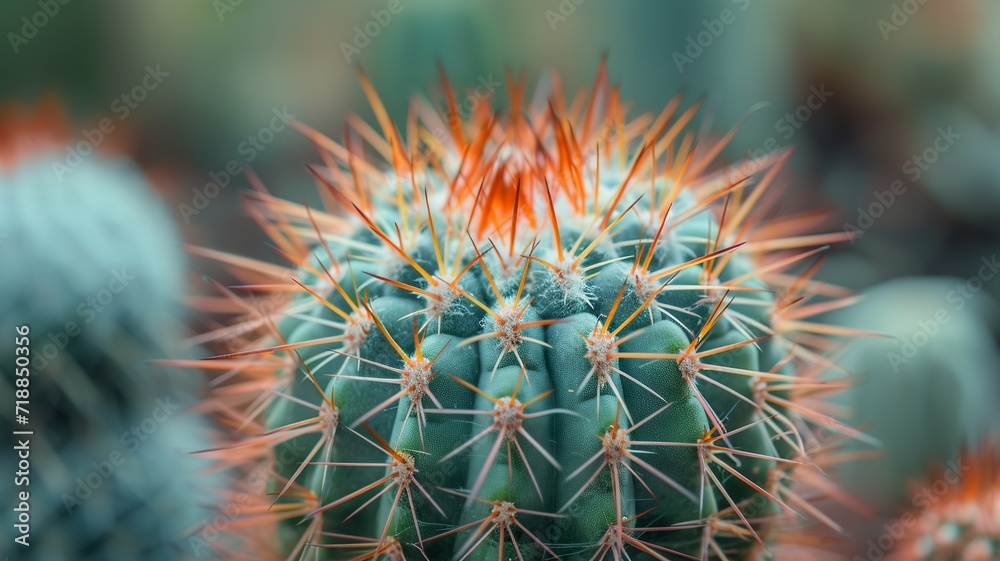 macro shot of a beautiful cactus macro shot of a beautiful cactus