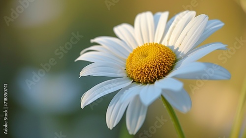 macro shot of a beautiful daisy
