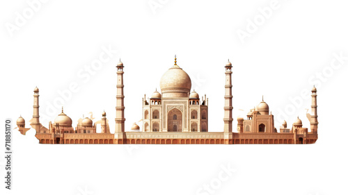 Overview of the Taj Mahal photo