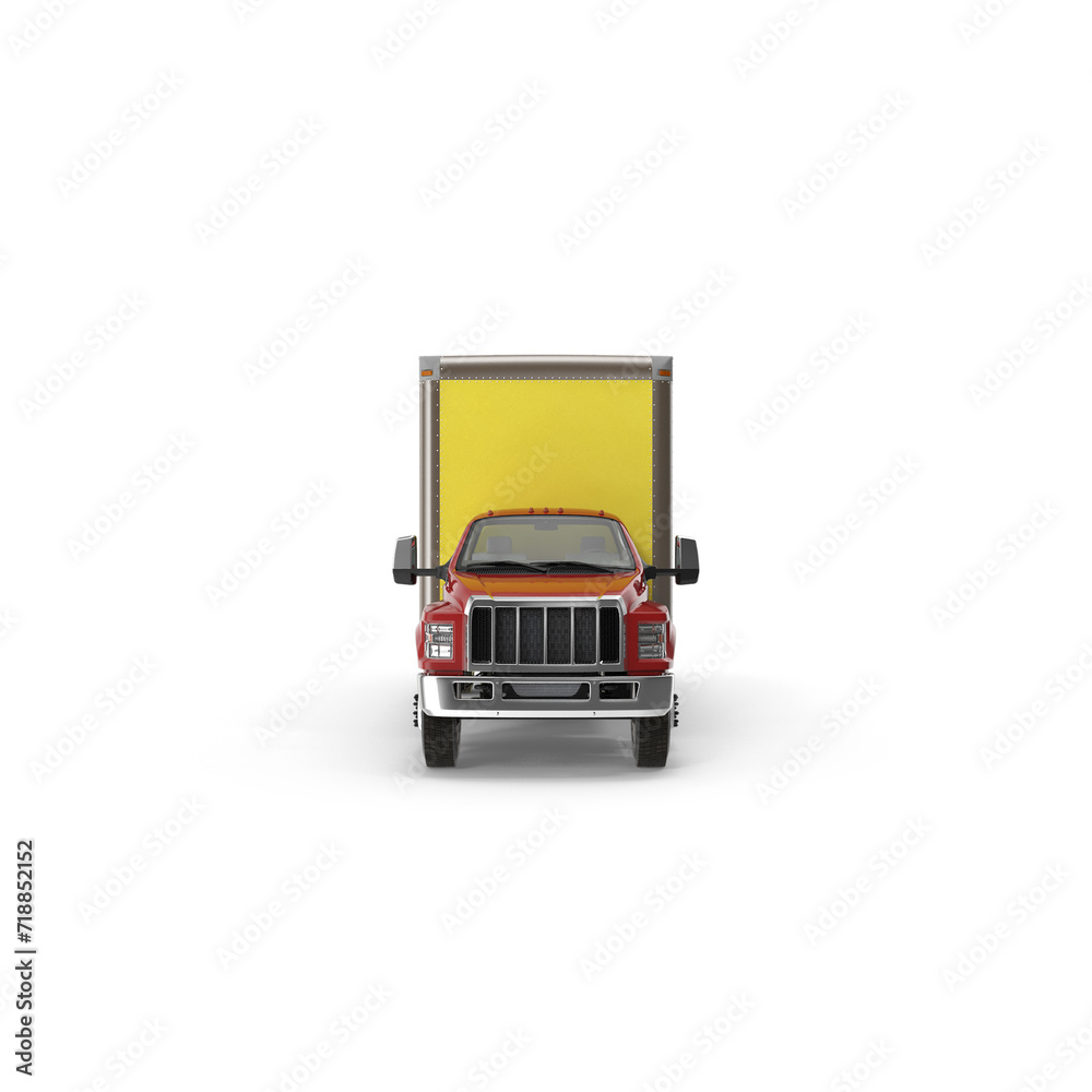 Fototapeta premium Straight Truck PNG