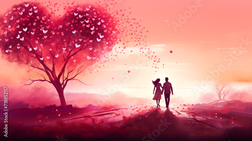 Happy couple in love romantic together. Couple happily spending time celebrate anniversary and valentine s day together. Activity relationship concept 