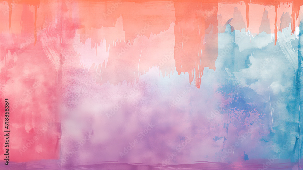 Pastel Dreams: AWatercolor Wonders: A Pastel Blippi Stage Vibrant Blippi Backdrop