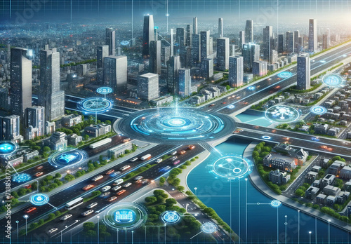 "AI-Powered Future: The Smart City of Tomorrow"