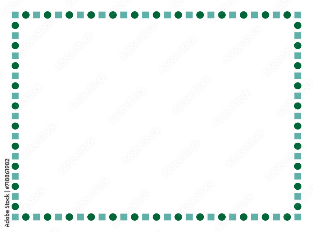 Vector frame with Squares and dots for your texte and photo, frame on a white background. Border frame deco vector illustration. Vector frame with Squares and dots for your texte and photo, frame on a white background. Border frame deco vector illustration.