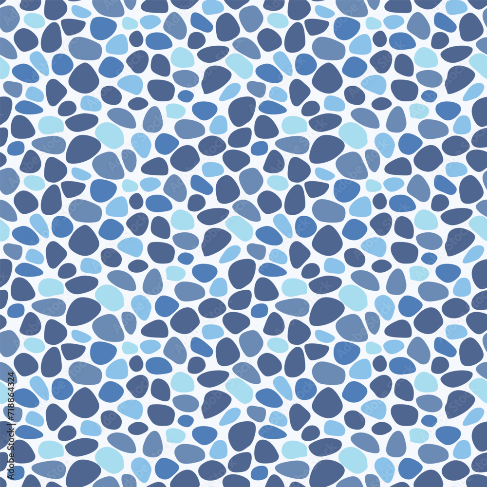 Japanese Cute Pebble Vector Seamless Pattern Japanese Cute Pebble Vector Seamless Pattern