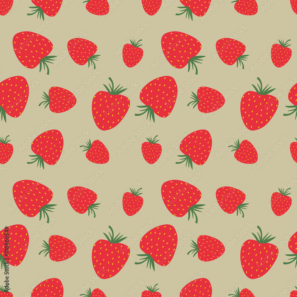 Seamless strawberry pattern, Cute summer background, Healthy natural berry print, Summer fruit wallpaper., Tasty strawberry, Colorful food backdrop, Perfect for fabric, packaging, stationary Seamless strawberry pattern, Cute summer background, Healthy natural berry print, Summer fruit wallpaper., Tasty strawberry, Colorful food backdrop, Perfect for fabric, packaging, stationary