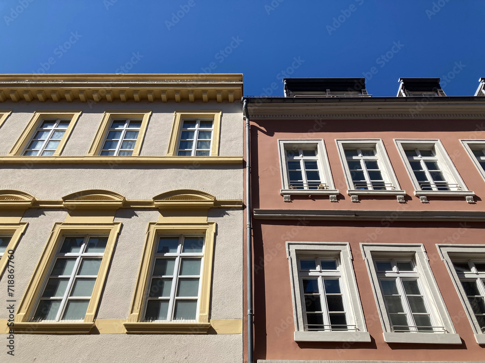 Altbaufassaden in der Heidelberger Altstadt Altbaufassaden in der Heidelberger Altstadt