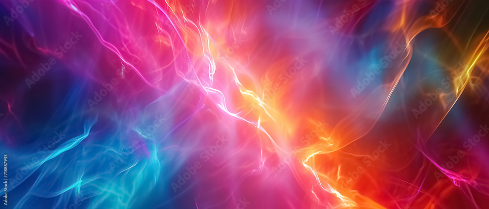 Abstract background thunder lightning Colorful vibrant Vivid color calm rhythm, background ultra wide 21:9 wallpaper