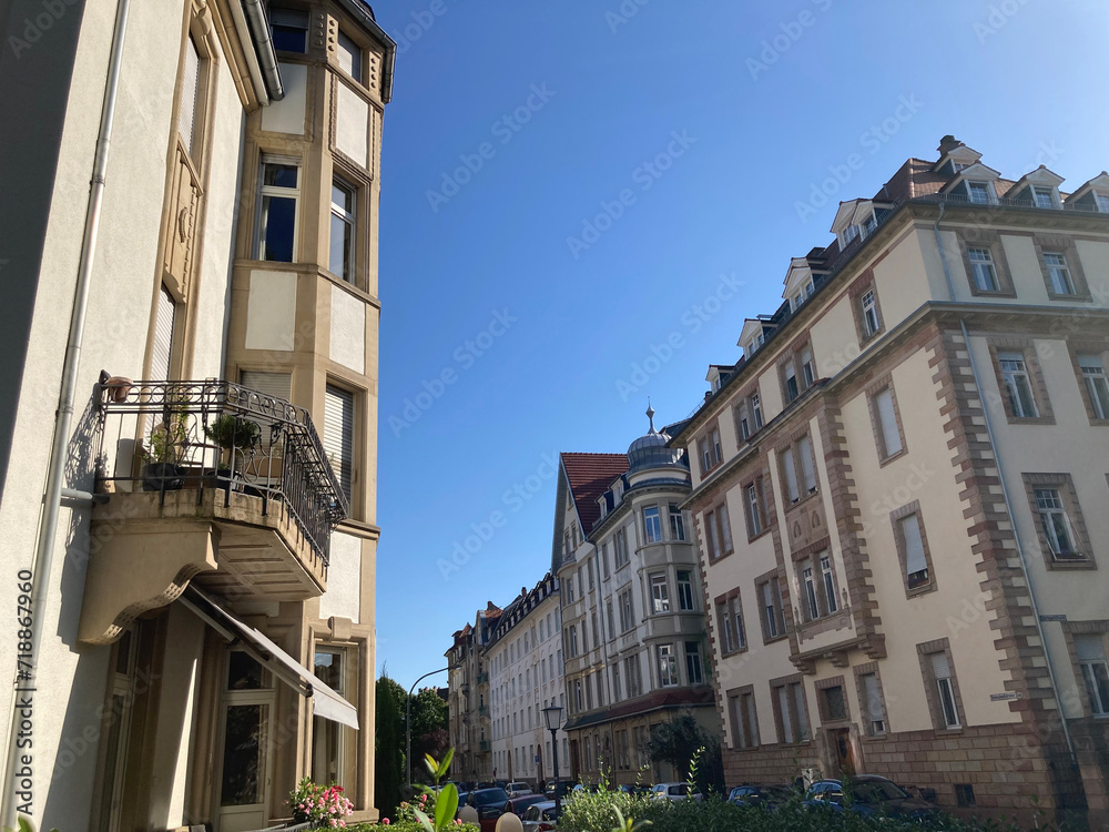 Obraz premium Altbaufassaden in Heidelberg